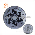 2014 new stripe pattern silver jeans buttons for fashion Jeans